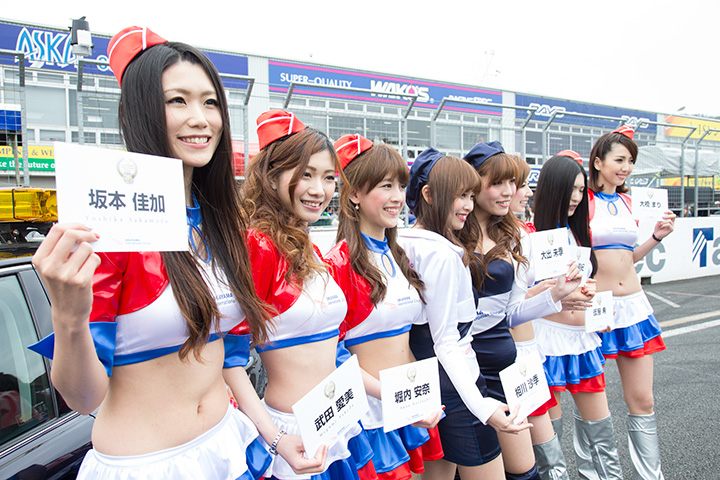 岡山ファン感謝デーオープンピット: 岡山サーキットクイーン