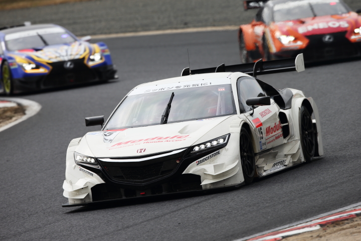 岡山ファン感謝デー公式テスト4回目: 小暮卓史／オリバー･ターベイ組（ドラゴモデューロNSX CONCEPT-GT）