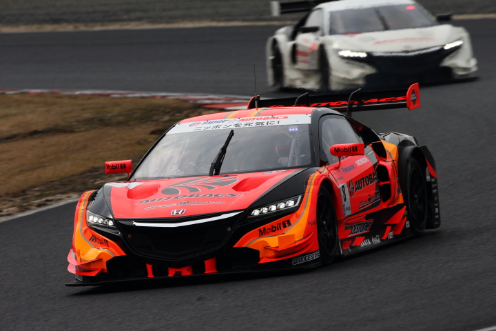 岡山ファン感謝デー公式テスト4回目: 松浦孝亮／野尻智紀組（ARTA NSX CONCEPT-GT）