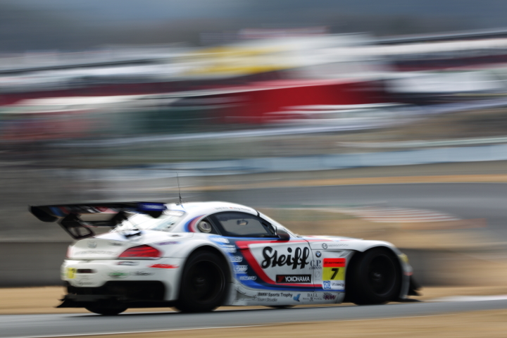 岡山ファン感謝デー公式テスト4回目: ヨルグ･ミューラー／荒聖治組（Studie BMW Z4）