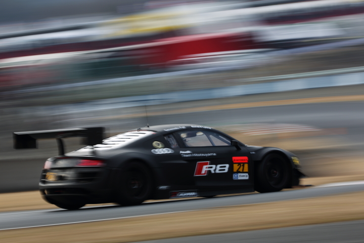 岡山ファン感謝デー公式テスト4回目: リチャード･ライアン／藤井誠暢組（Audi R8 LMS ultra）