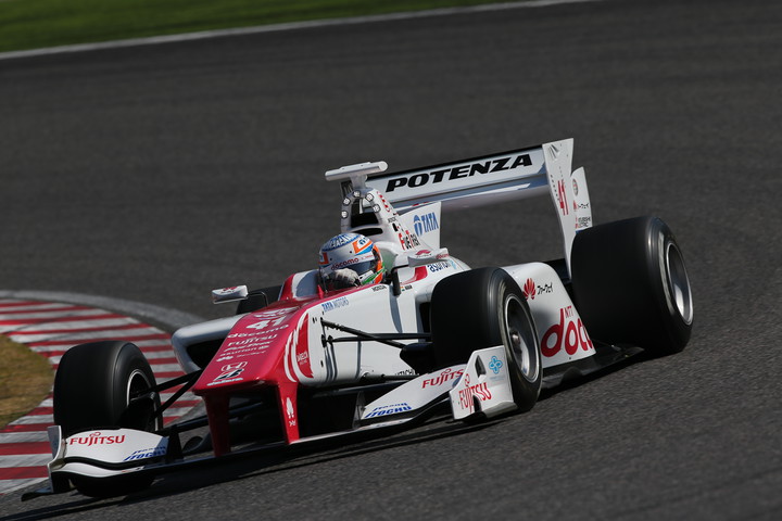 オープニングラップ参加車両ラインナップ: CarNo.41 クマール・ラム・ナレイン・カーティケアン（DOCOMO DANDELION RACING TEAM）