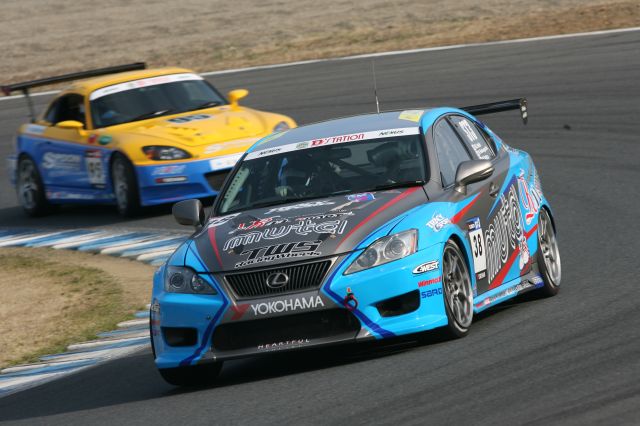 ウォームアップ2回目: ST-3クラストップタイムはムータレーシングTWS IS350の植田正幸／阪口良平／堀口誠組