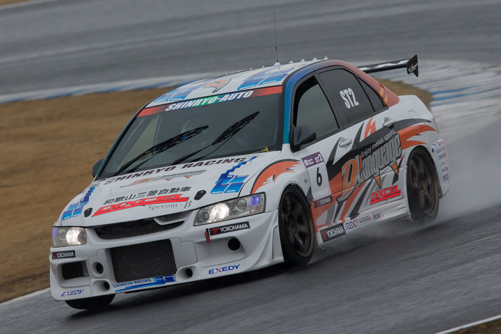 テストデー: MITSUBISHI LANER EVOLUTION IX（シンリョウレーシングチーム）