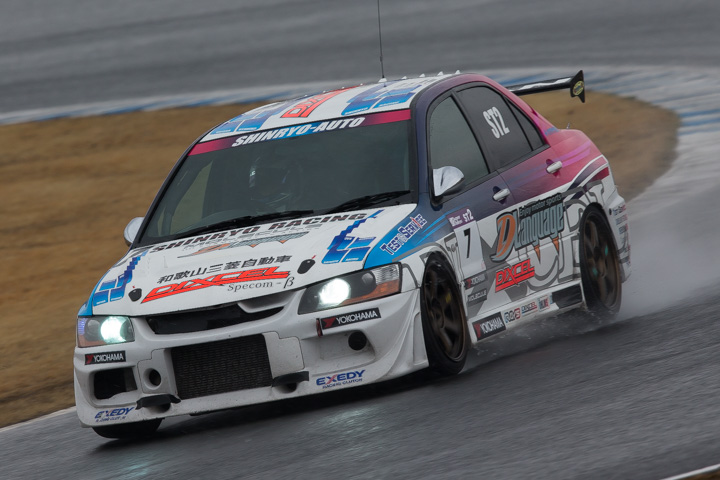 テストデー: MITSUBISHI LANER EVOLUTION IX（シンリョウレーシングチーム）