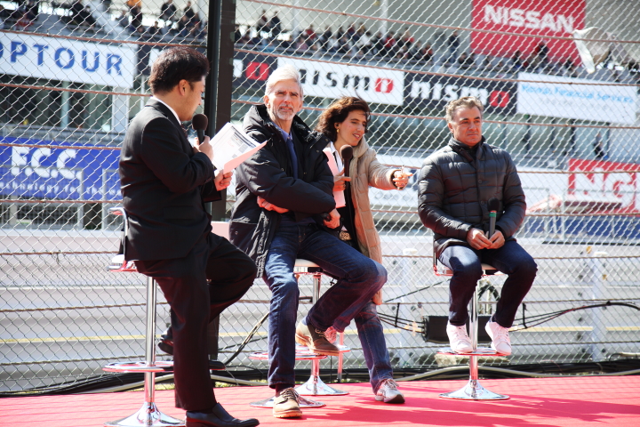 ファン感謝デー: デーモン・ヒルとジャン・アレジのトークショー