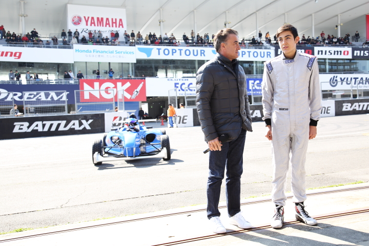 ファン感謝デー: ジャン・アレジと後藤久美子の息子、ジュリアーノ・アレジ