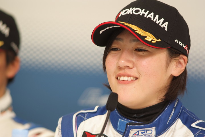 Nクラス優勝の三浦愛（EXCEDY）