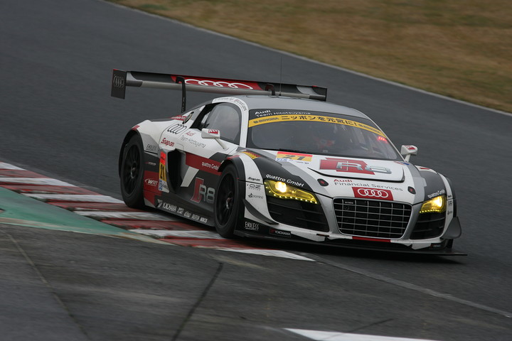 GT300クラス決勝3位はAudi R8 LMS ultraのリチャード・ライアン／藤井誠暢組
