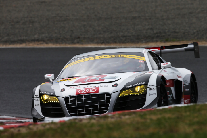 公式練習: GT300クラス・Audi R8 LMS ultra（リチャード・ライアン／藤井誠暢組）
