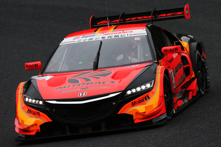 公式練習: GT500クラス・ARTA NSX CONCEPT-GT（松浦孝亮／野尻智紀組）