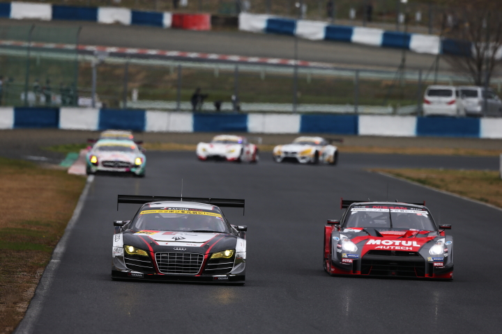 公式練習: GT300クラス・Racing Tech Audi R8（クリスチャン・マメロウ／細川慎弥組）