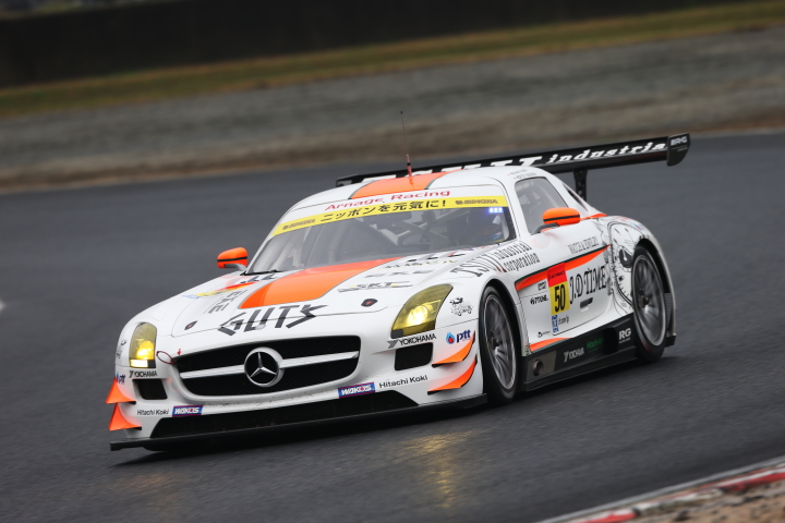 GT300クラス・SKT EXE SLSの加納政樹／安岡秀徒組