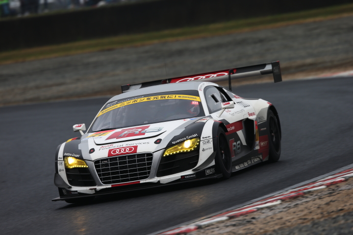 GT300クラス・Audi R8 LMS ultraのリチャード・ライアン／藤井誠暢組