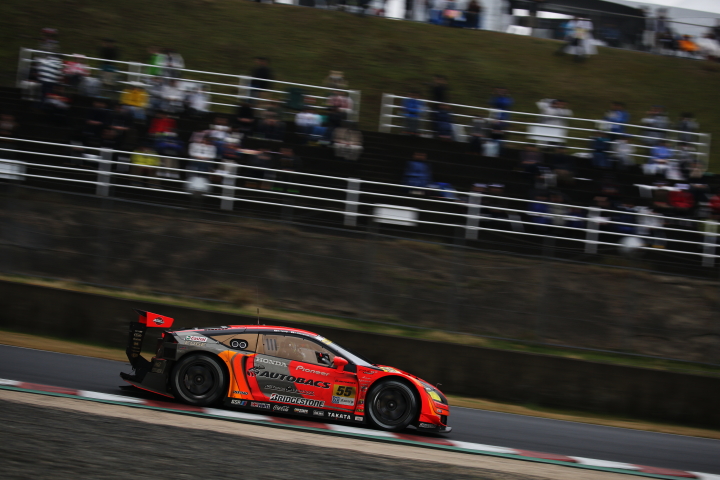 GT300クラス・ARTA CR-Z GTの高木真一／小林崇志組