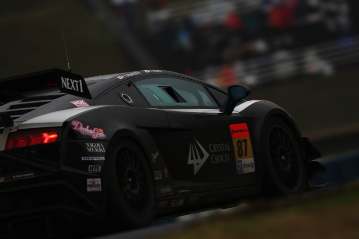 GT300クラス・クリスタルクロコランボルギーニ GT3の青木孝行／山西康司組