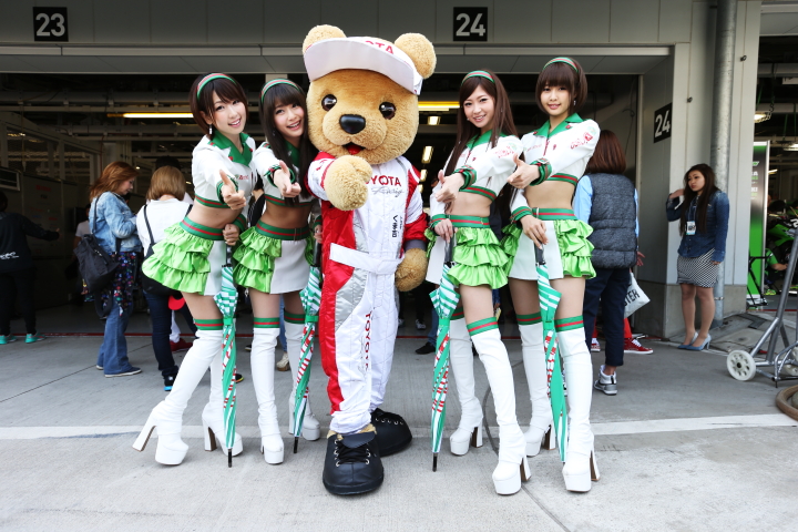 ピットウォーク: D'S STATIONフレッシュエンジェルズとくま吉