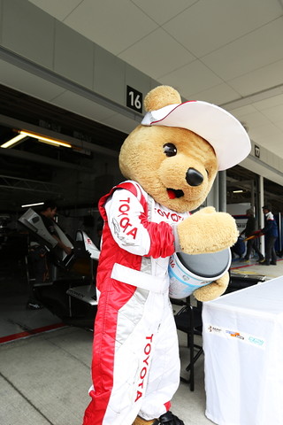 ピットウォーク: トヨタくま吉