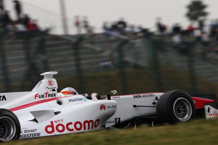 決勝レース: ナレイン・カーティケヤン（DOCOMO DANDELION M41Y SF14）