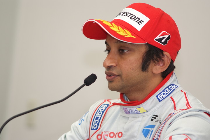 予選2位のナレイン・カーティケヤン（DOCOMO TEAM DANDELION）