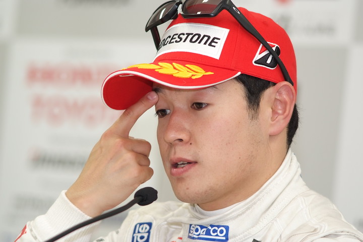 ポールポジションの山本尚貴（TEAM無限）