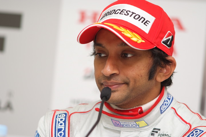 決勝記者会見: 決勝3位のナレイン・カーティケヤン（ダンディライアン）