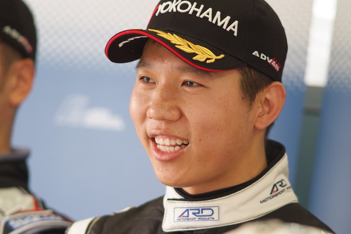 決勝記者会見: Nクラス決勝2位のアレックス・ヤン（KRC Hanashima Racing）