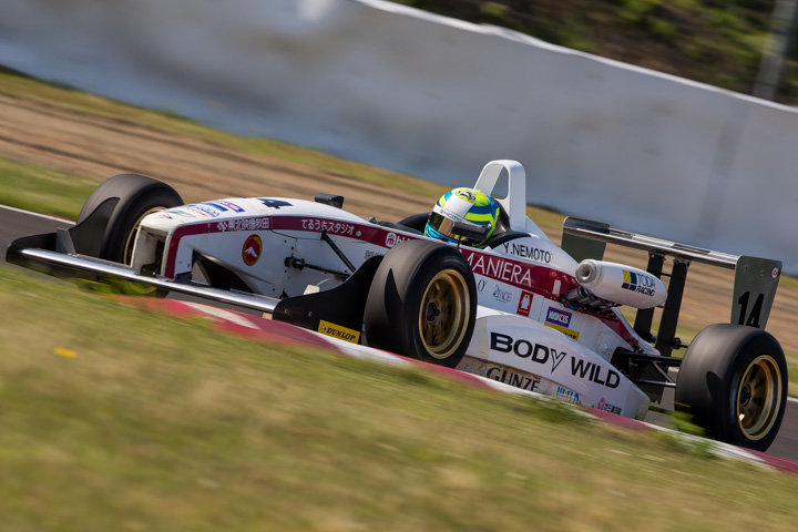 決勝2位は根本悠生（GUNZE ZAP F108）