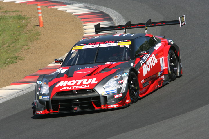 GT500クラスフリー走行トップタイムはMOTUL AUTECH GT-Rの松田次生／ロニー・クインタレッリ組