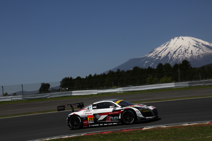 公式練習: リチャード・ライアン／藤井誠暢／ステファン・オルテリ組（GT300クラス・Audi R8 LMS ultra）