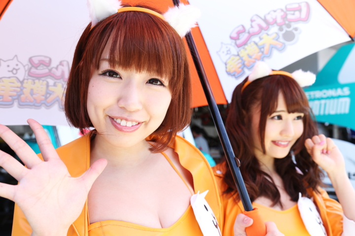 ピットウォーク: レースクイーン