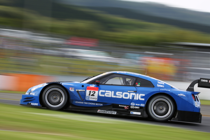 決勝レース: 安田裕信／ジョアオ・パオロ・デ・オリベイラ組（GT500クラス・カルソニックIMPUL GT-R）