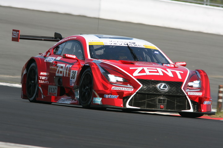 GT500クラス予選3位はZENT CERUMO RC Fの立川祐路／石浦宏明組