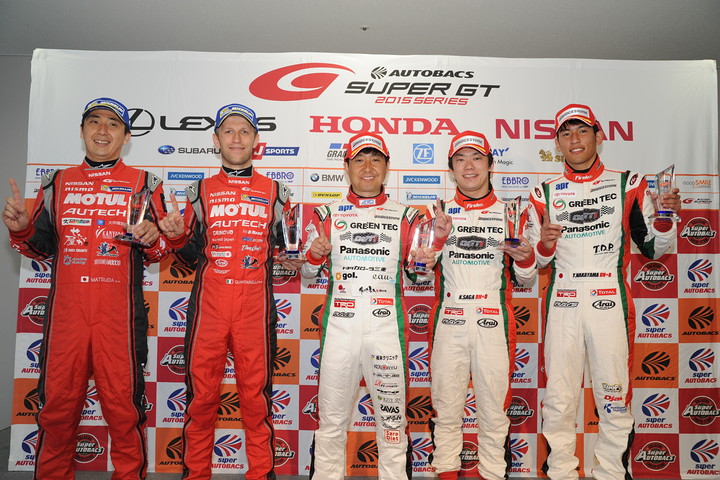 両クラスのポールポジションを獲得したドライバーたち