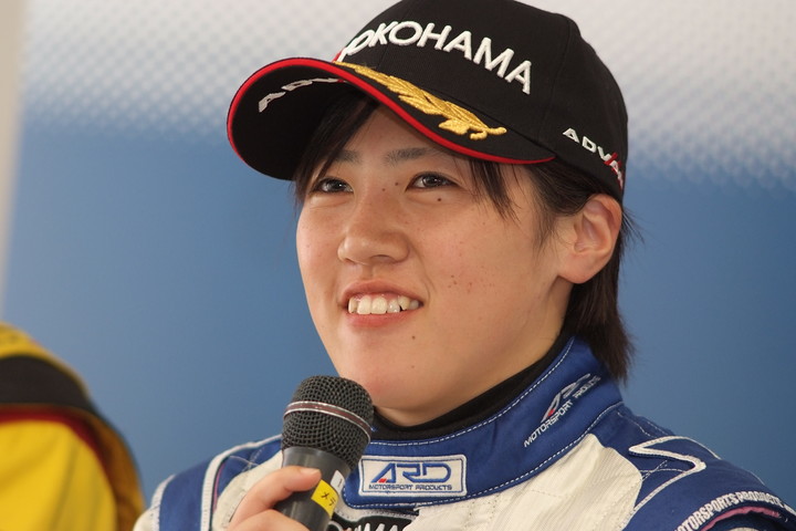 Nクラス決勝2位の三浦愛（EXEDY RACING F307）