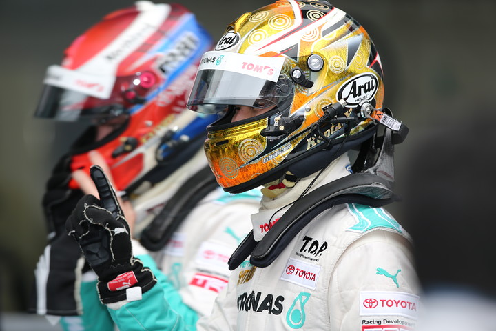 優勝した山下健太（PETRONAS TOM'S F312）