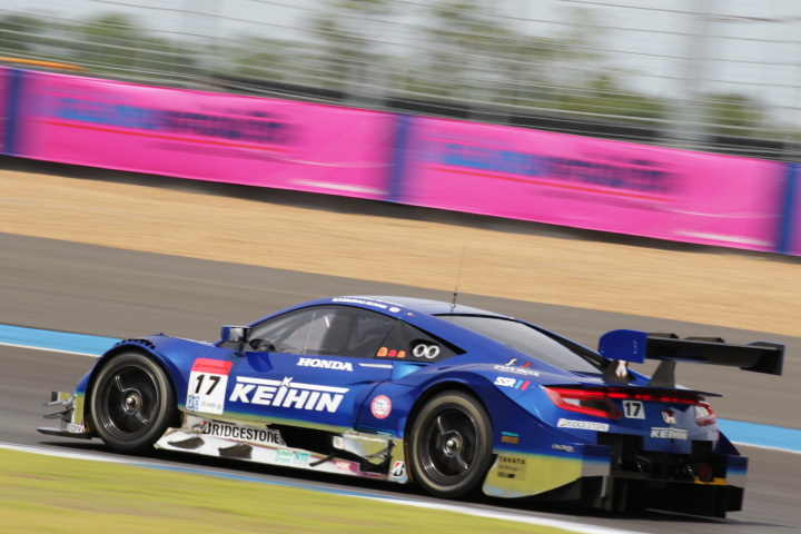 フリー走行: 塚越広大／武藤英紀組（GT500クラス・KEIHIN NSX CONCEPT-GT）