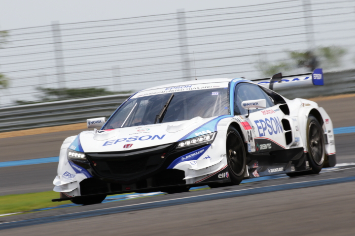 フリー走行: 中嶋大祐／ベルトラン・バゲット組（GT500クラス・Epson NSX CONCEPT-GT）