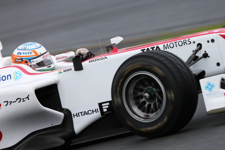 フリー走行1回目: ナレイン・カーティケヤン（DOCOMO DANDELION M41Y SF14）