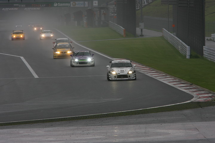 SCピットイン後、グループ2（ST-4,ST-5）のスタートシーン