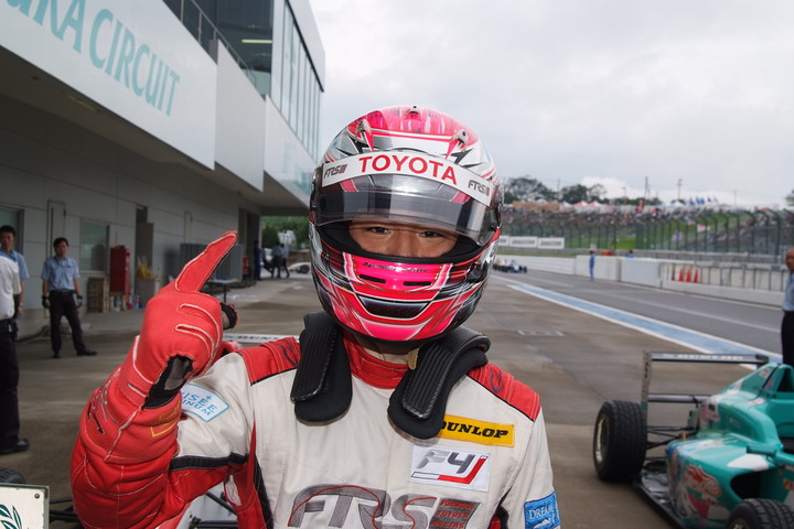 優勝した坪井翔（FTRSスカラシップF4）