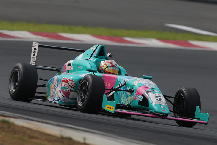 公式予選: 第5戦6位、第6戦3位の平木湧也（GSR初⾳ミクホリデー⾞検 F110）