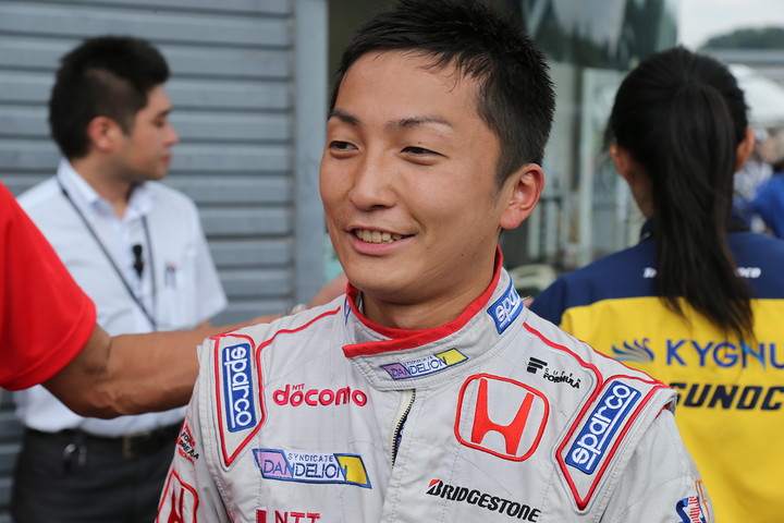 ノックアウト予選: 予選2位の野尻智紀（DOCOMO DANDELION M40S SF14）