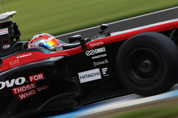 フリー走行1回目: アンドレア・カルダレッリ（LENOVO TEAM IMPUL SF14）