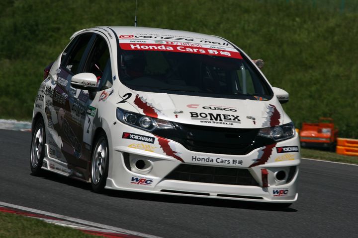 ST-5クラスポールポジションは山下潤一郎／山田英二／加茂新組（ホンダカーズ野崎with CUSCO & BOMEX FIT）