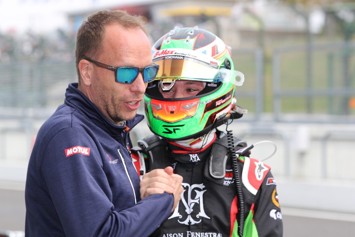 優勝したサッシャ・フェネストラス（B-Max Racing with motopark）