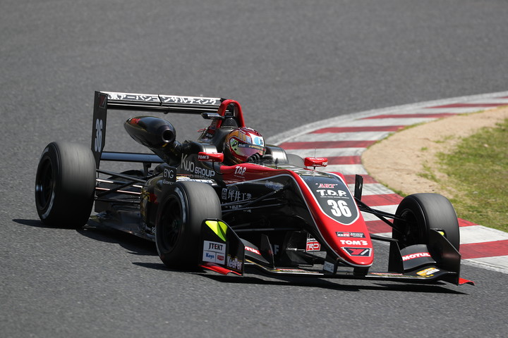 第1戦、第2戦ともポールポジションの宮田莉朋（カローラ中京Kuo TOM'S F317）