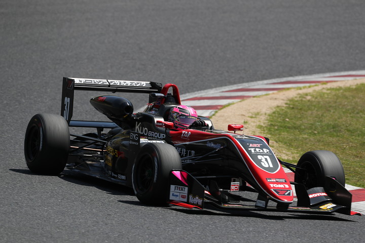 第1戦予選4位、第2戦予選3位の小高一斗（カローラ中京Kuo TOM'S F317）