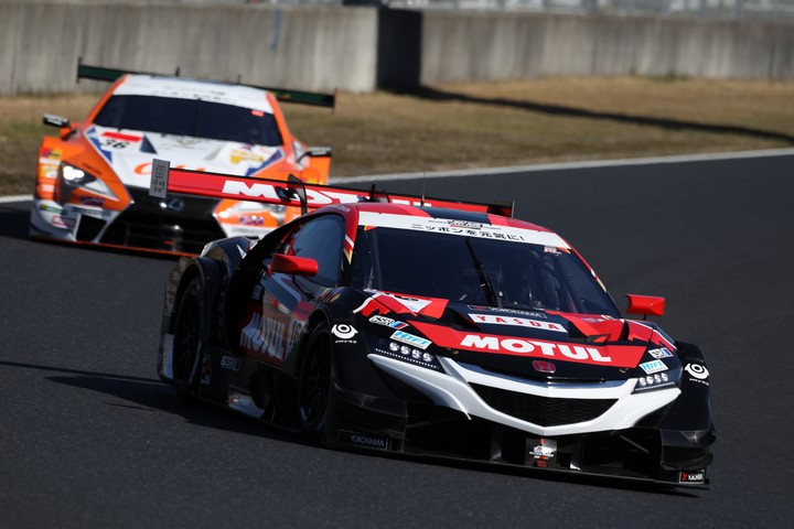 公式練習: 武藤英紀（MOTUL MUGEN NSX-GT）