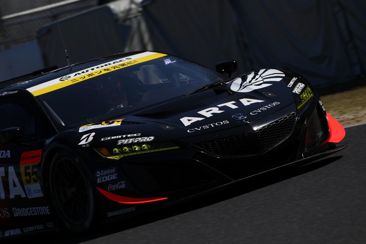 公式練習: 福住仁嶺（ARTA NSX GT3）